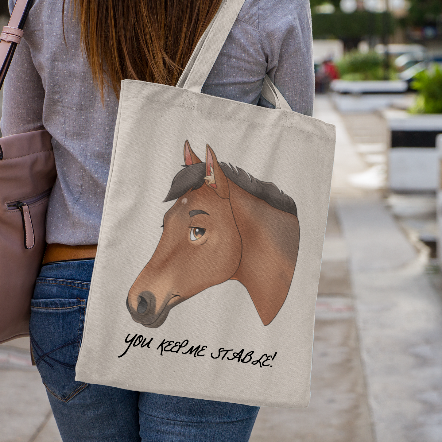 Custom Tote Bag for a Horse Lover - DIY Danielle®