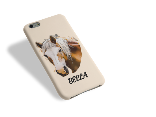 Personalized Horse Phone Case - Comic Book