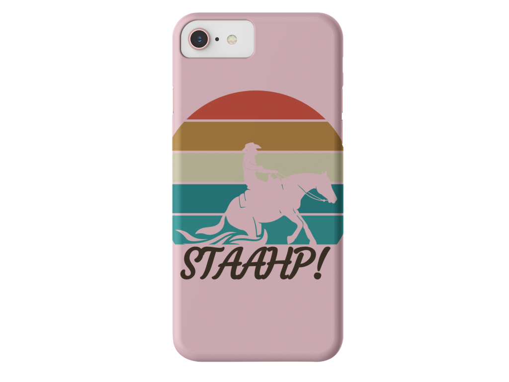 Horse Phone Case - Design: "Staahp"