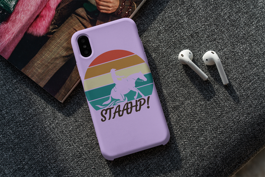 Horse Phone Case - Design: "Staahp"