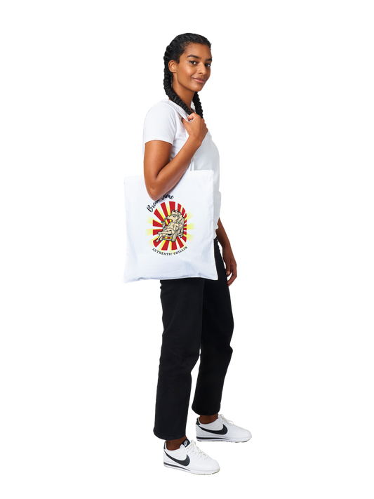 Hand Drawn Horse || Tote Bag - Design: "Break Time"; Static Design; Personalizable Text