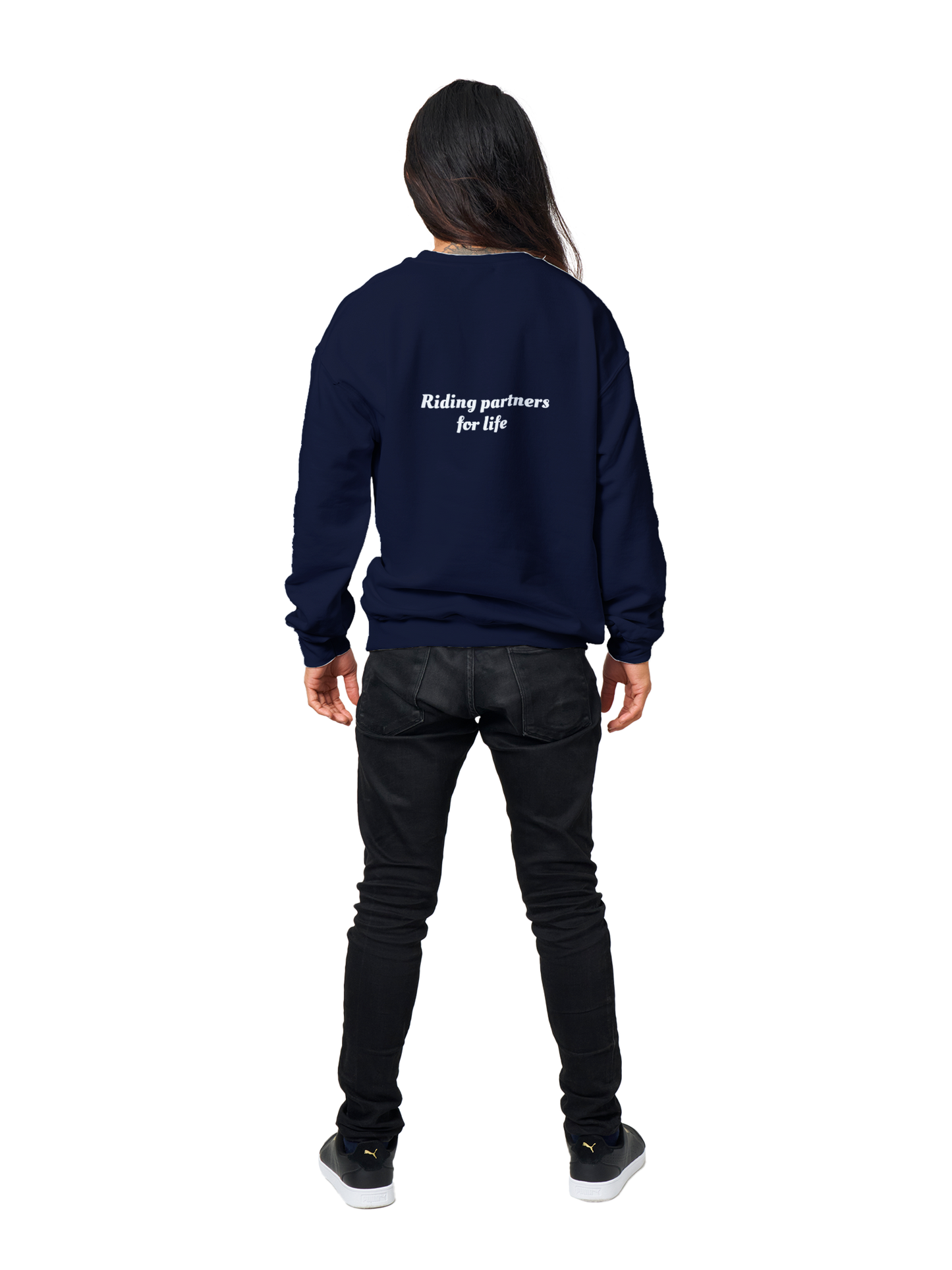 Hand Drawn Horse || Unisex Crewneck Sweatshirt - Oil Painting - Personalized; Personalized with your horse