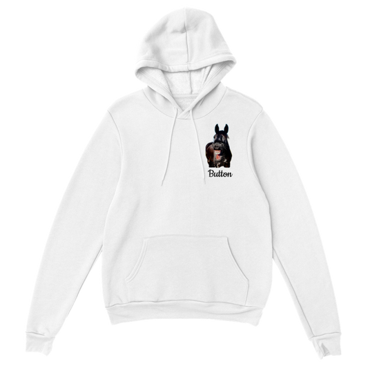 Hand Drawn Horse || Unisex Pullover Hoodie - Comic Book - Personalized; Personalized with your horse