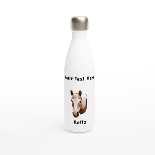 Hand Drawn Horse - 17oz Stainless Steel Water Bottle – TruPaint – Hand Drawn & Personalized