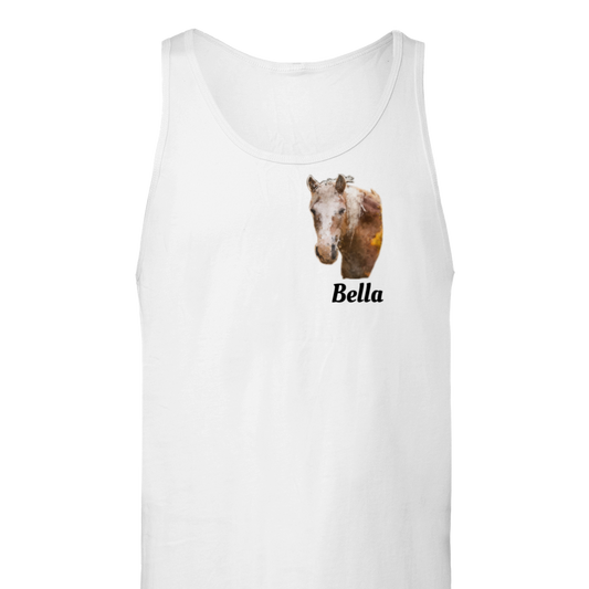 Hand Drawn Horse || Unisex Tank Top - Oil Painting - Personalized; Personalized with your horse