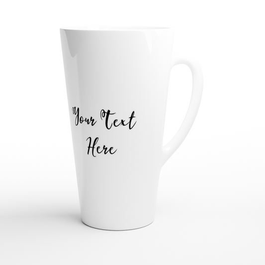 Hand Drawn Horse || Latte 17oz Ceramic Mug - Pencil Drawing - Personalized; Personalized with your horse