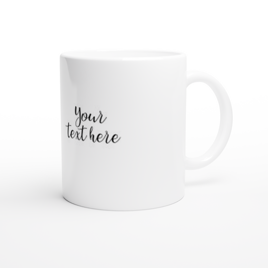 Hand Drawn Horse || 11oz Ceramic Mug - Comic - Personalized; Personalized with your horse