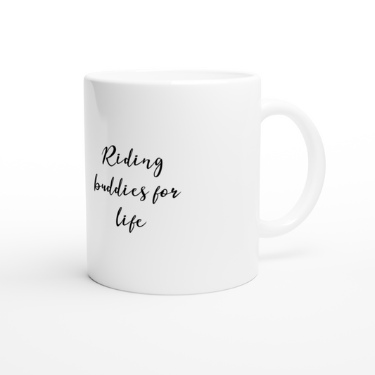 Hand Drawn Horse || 11oz Ceramic Mug - Fairytale Cartoon - Hand Drawn & Personalized; Hand drawn & personalized with your horse