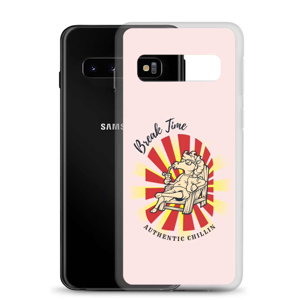 Hand Drawn Horse || Horse Phone Case - Design: "Break Time"; Static Design