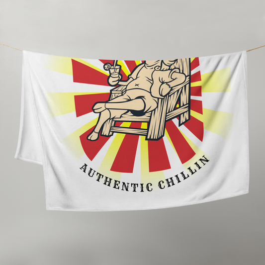 Hand Drawn Horse || Throw Blanket - Design: "Break Time"; Static Design; Personalizable Text