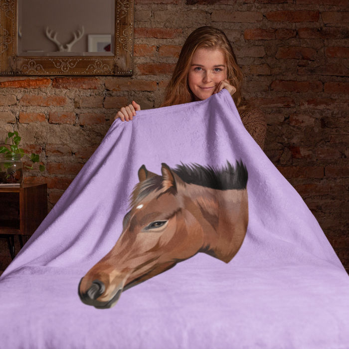 Hand Drawn Horse Blankets