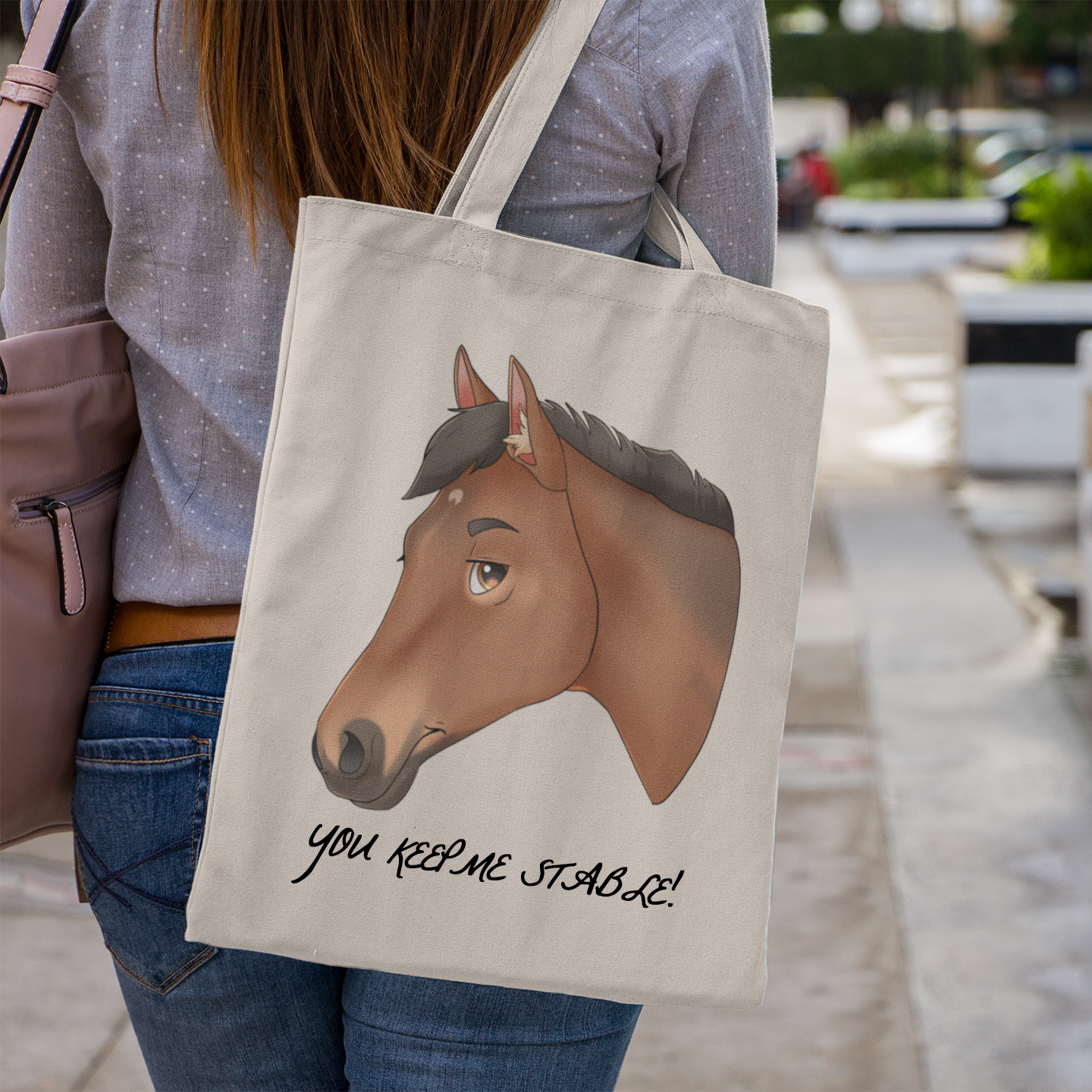 Personalized Horse Tote Bags