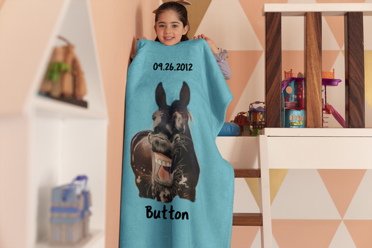 Personalized Horse Blanket - Comic