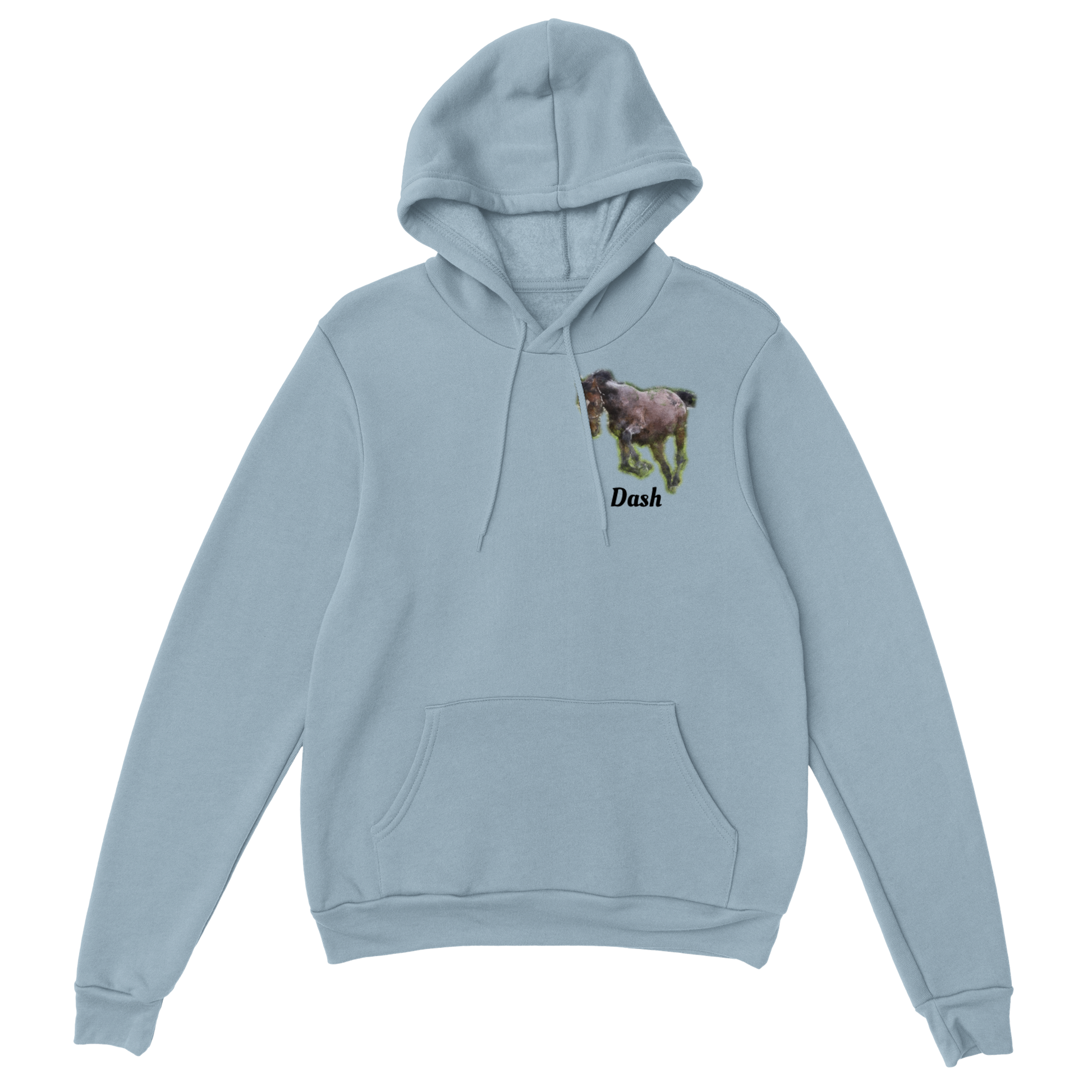 Hand Drawn Horse || Unisex Pullover Hoodie - Oil Painting - Personalized; Personalized with your horse