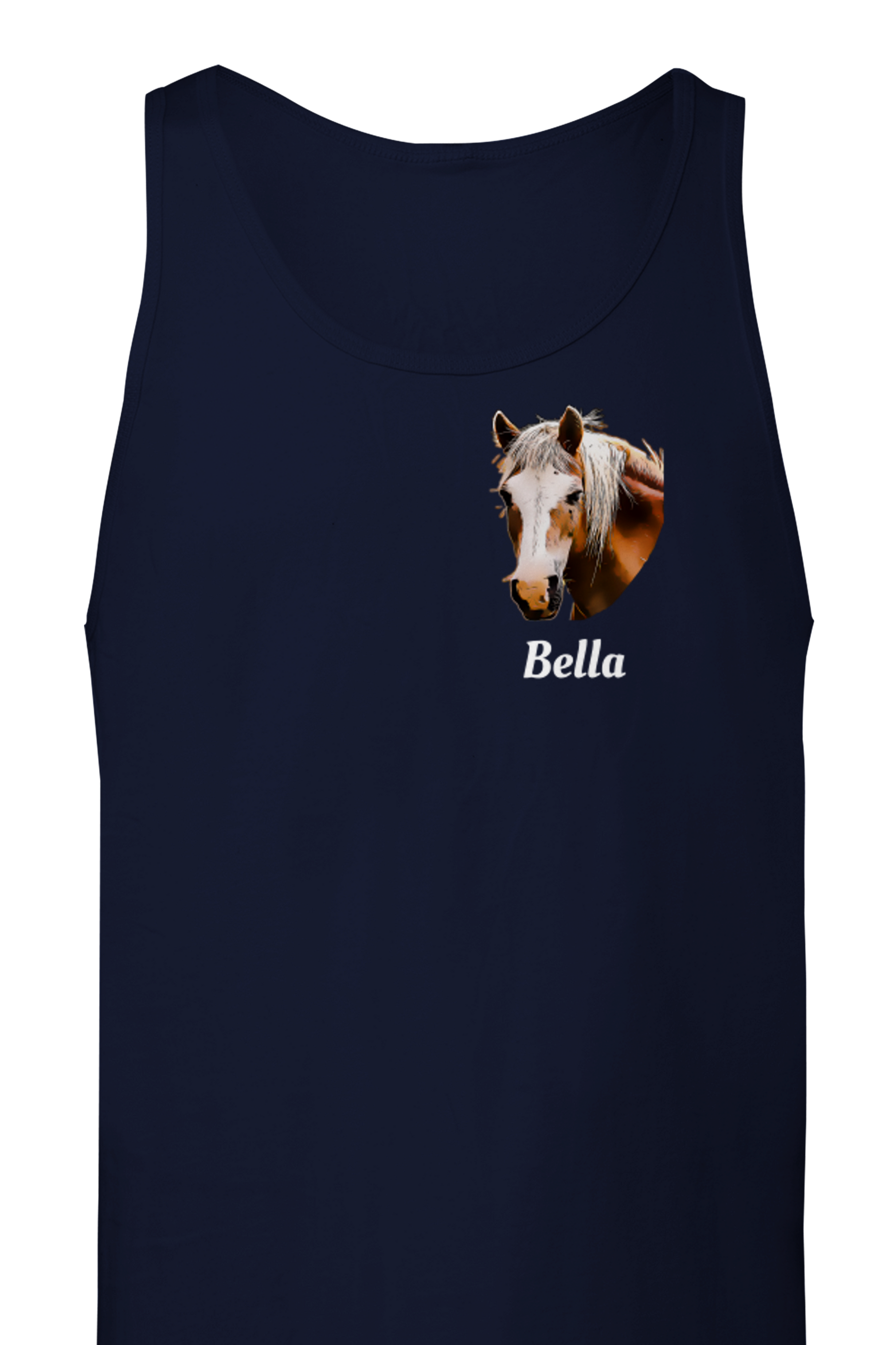 Hand Drawn Horse || Unisex Tank Top - Comic - Personalized; Personalized with your horse