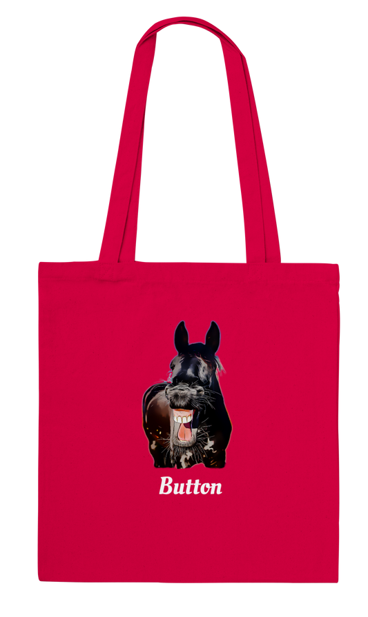 Hand Drawn Horse || Tote Bag - Comic - Personalized; Personalized with your horse