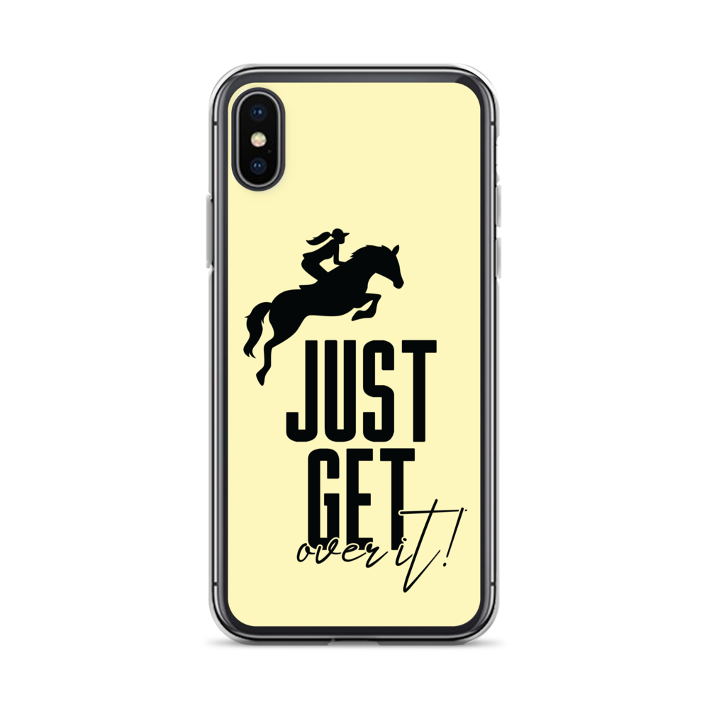 Horse Phone Case - Design: "Get Over It" Handdrawnhorse.com Horse Phone Case - Design: "Get Over It" Handdrawnhorse.com