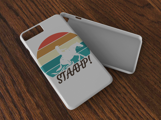 Horse Phone Case - Design: "Staahp"