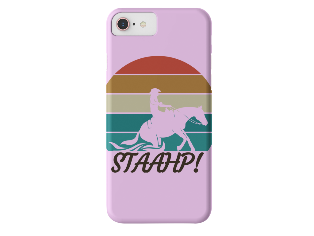 Horse Phone Case - Design: "Staahp"