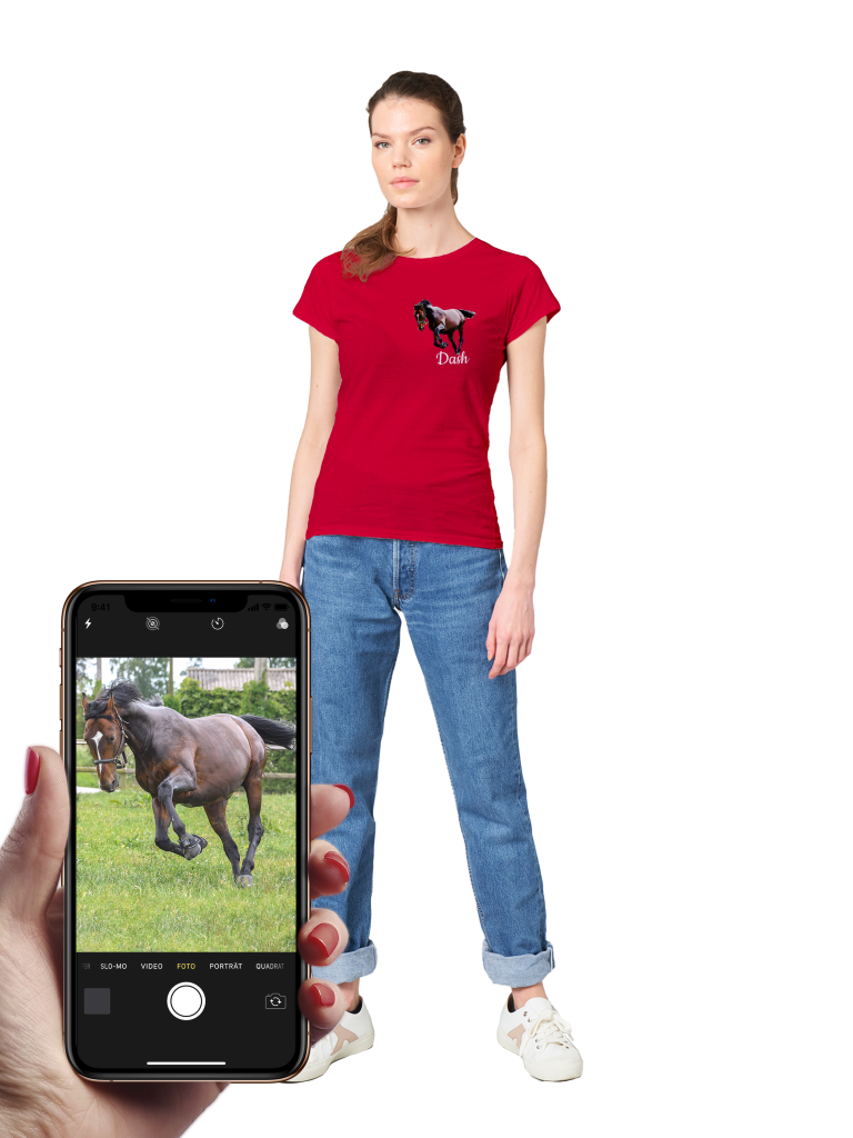 A Hipster Horse from Los Angeles – Gogimogi Unisex Eco-Friendly 100%  Certified Organic Cotton Graphic T-Shirt