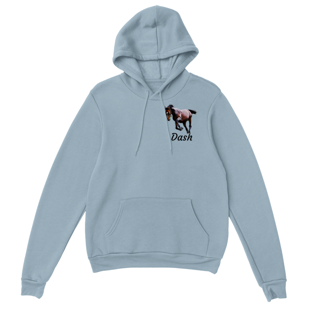 Hand Drawn Horse || Unisex Pullover Hoodie - Comic Book - Personalized; Personalized with your horse