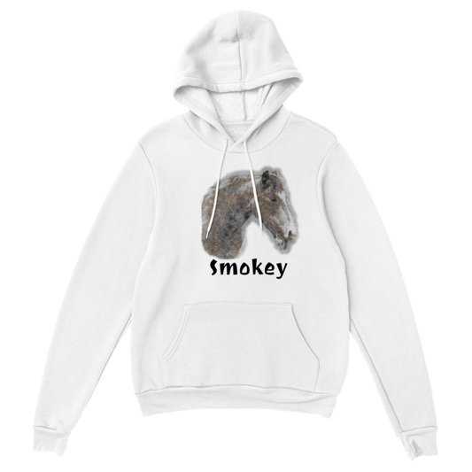 Hand Drawn Horse || Unisex Pullover Hoodie - Pencil Drawing - Personalized; Personalized with your horse