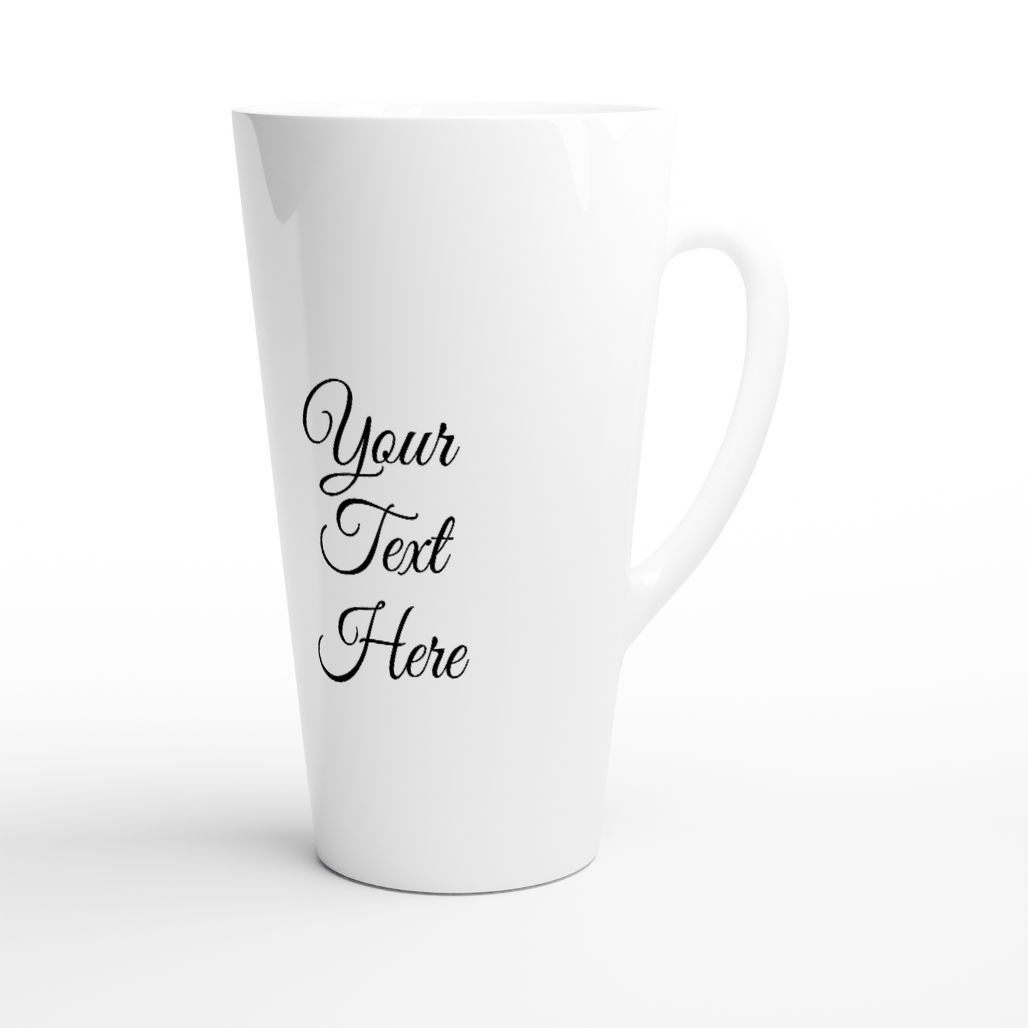 Latte 17oz Ceramic Horse Mug - Design: "Stop"